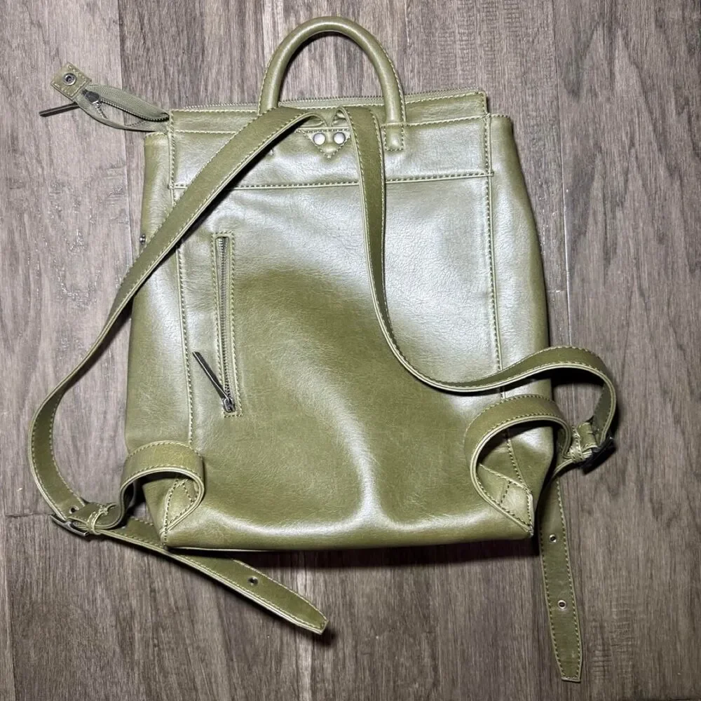 Matt-nat Women's Green and Khaki Bag